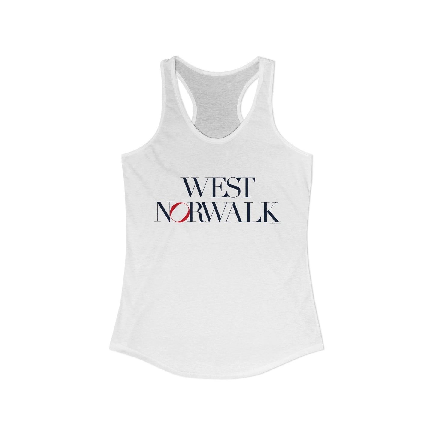 41 Tilt West Norwalk Women's Ideal Racerback Tank Top