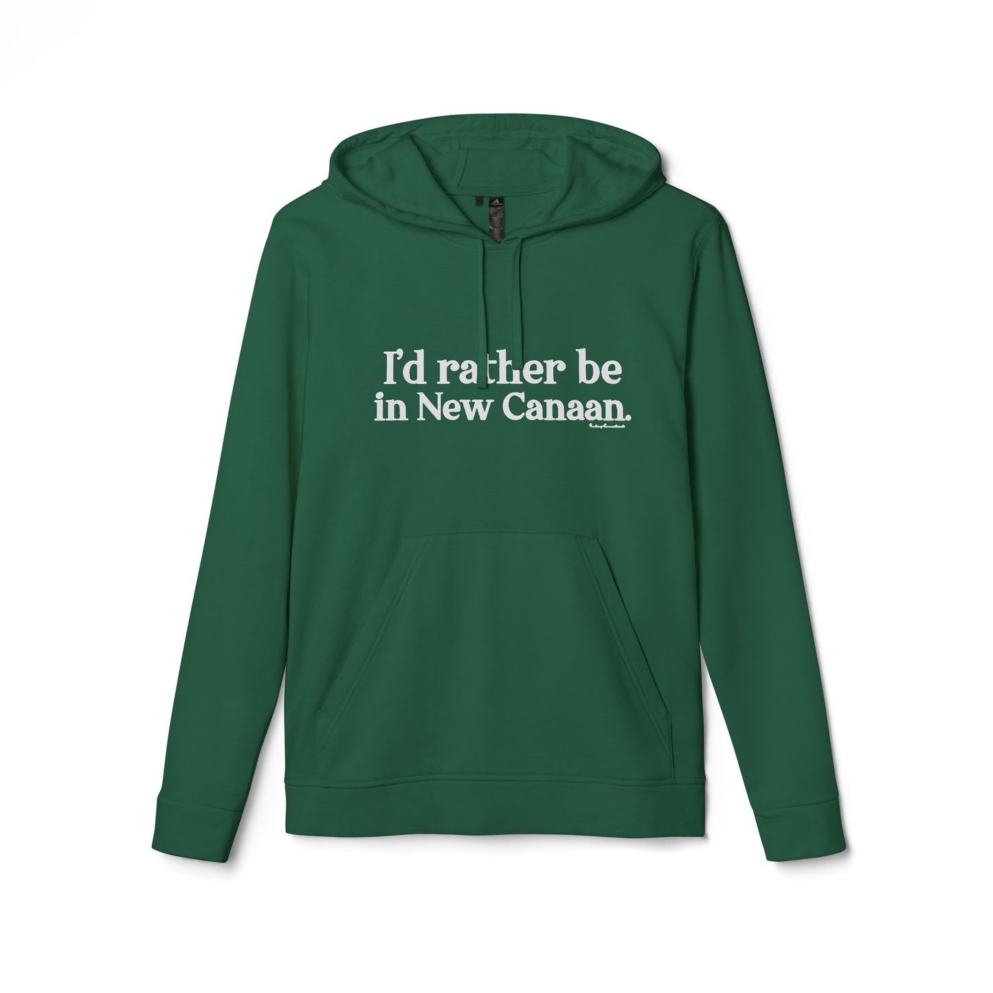 I'd rather be in New Canaan. adidas® Unisex Fleece Hoodie