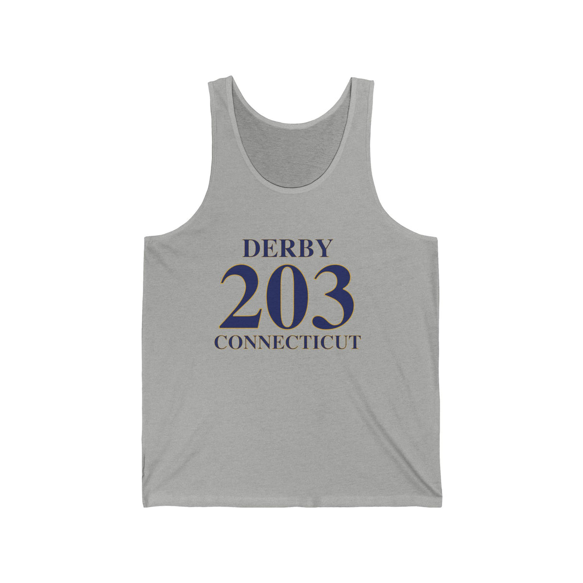 Derby 203 Connecticut Unisex Jersey Tank Top