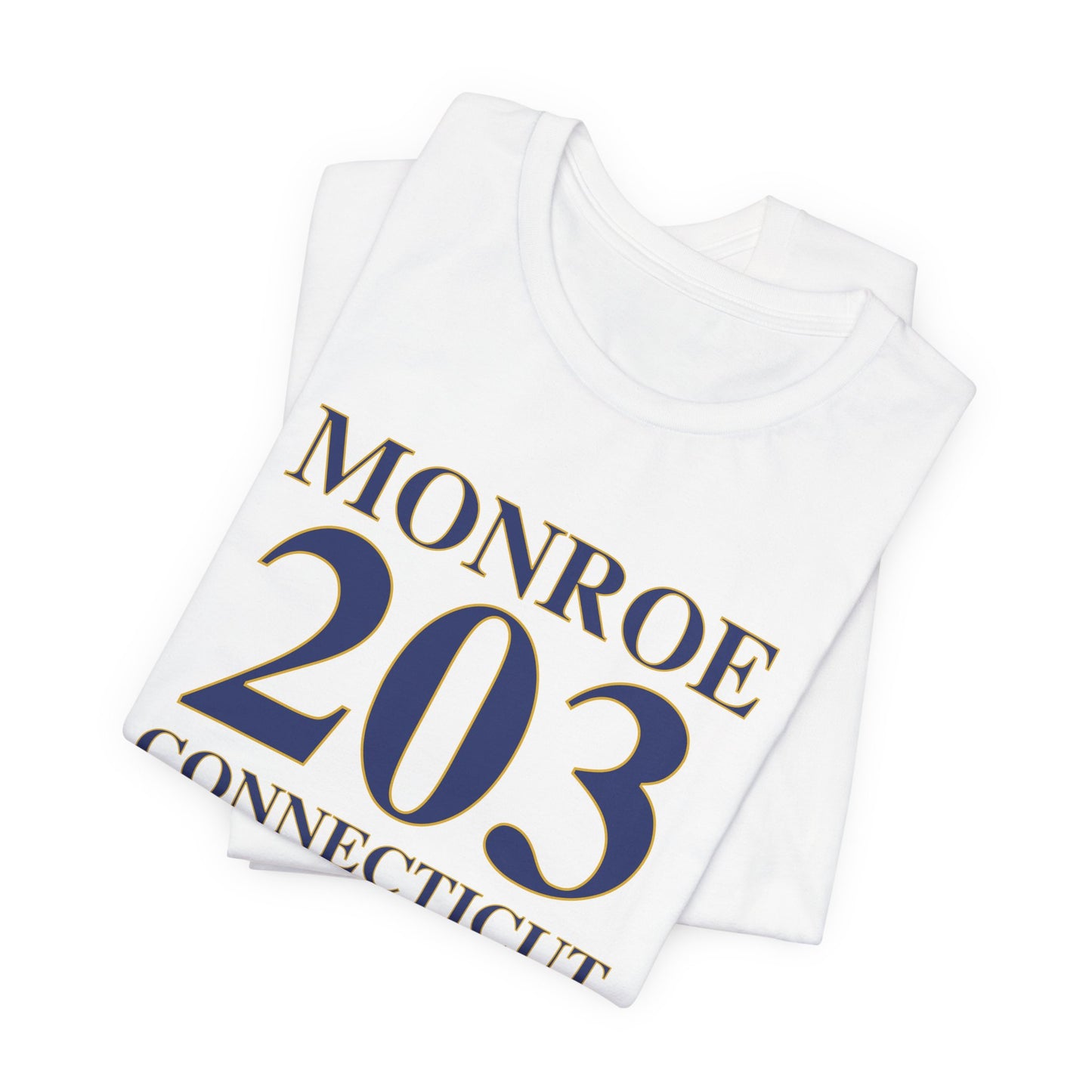 Monroe 203 Connecticut Unisex Jersey Short Sleeve Tee