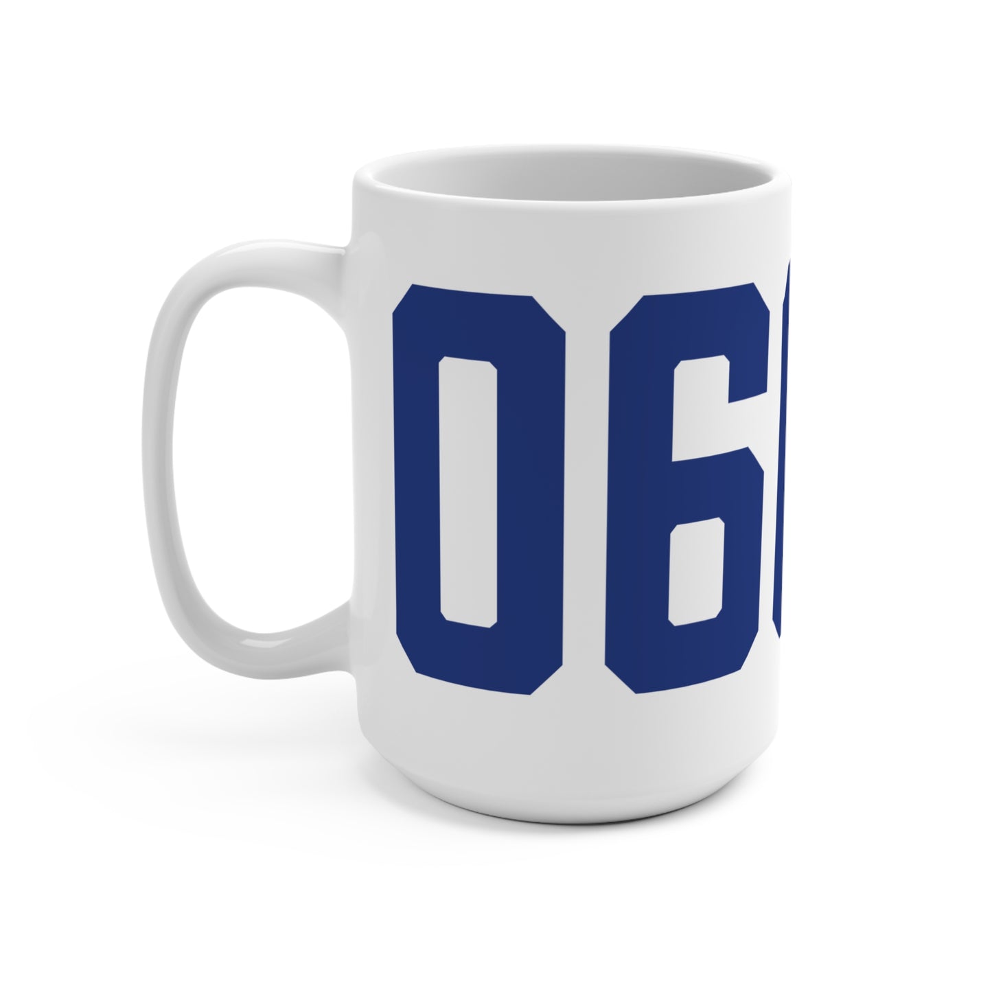06608 Bridgeport Connecticut Zip Code Mug 15oz