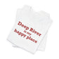 Deep River is My Happy Place Unisex Jersey Short Sleeve T-Shirt