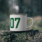 06607 Bridgeport Connecticut Zip Code Enamel Camping Mug