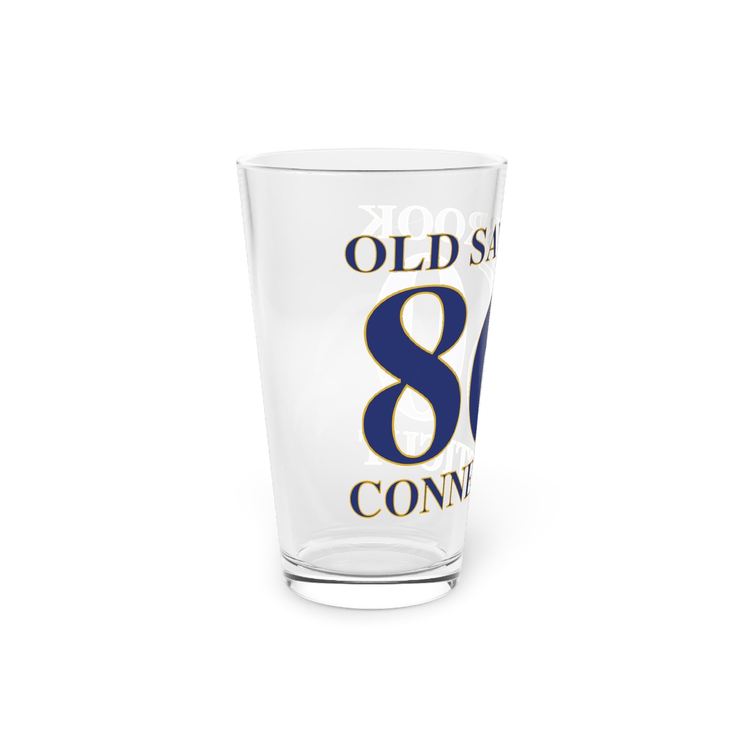 Old Saybrook 860 Connecticut Pint Glass, 16oz