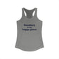 Simsbury is My Happy Place Women's Ideal Racerback Tank Top