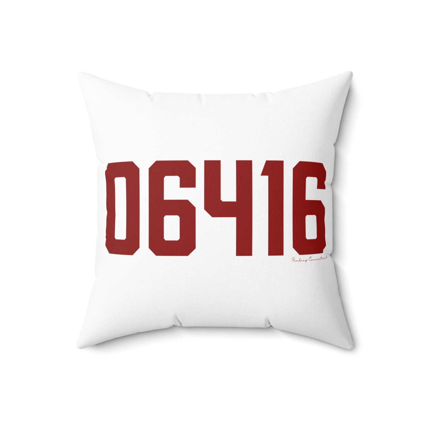 06416 Cromwell Connecticut Zip Code. Spun Polyester Square Pillow