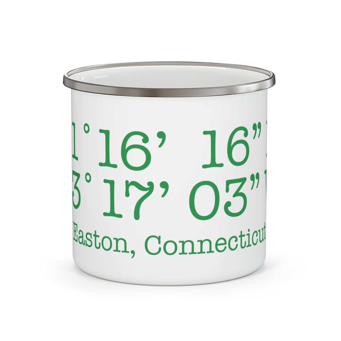 Easton Coordinates Enamel Camping Mug
