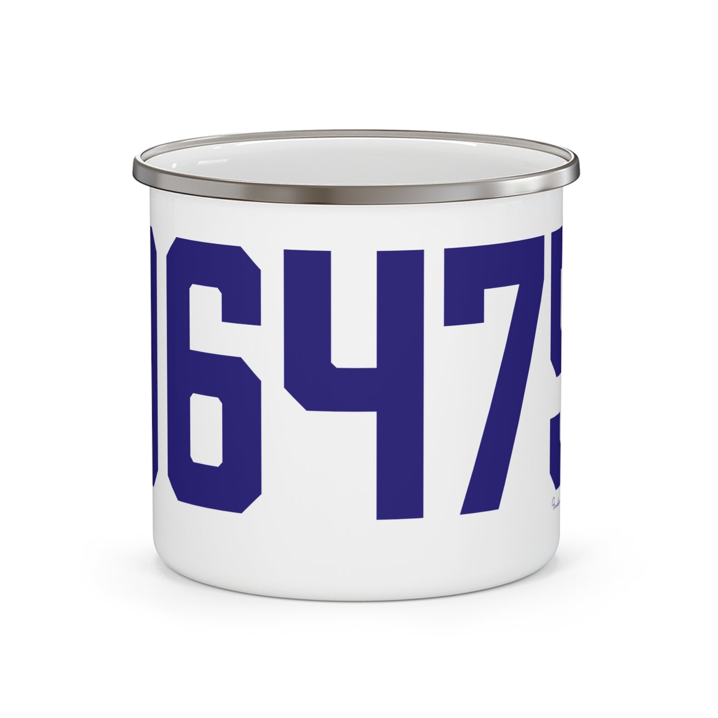 06475 Old Saybrook Connecticut Zip Code Enamel Camping Mug
