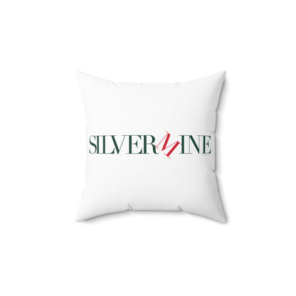 41 Tilt Silvermine Spun Polyester Square Pillow