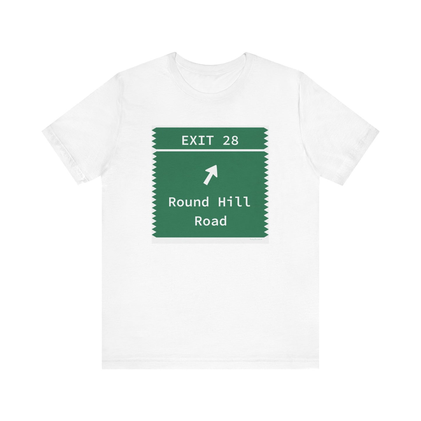 Vintage Merritt Parkway Exit 28 Sign Unisex Jersey Short Sleeve T-Shirt