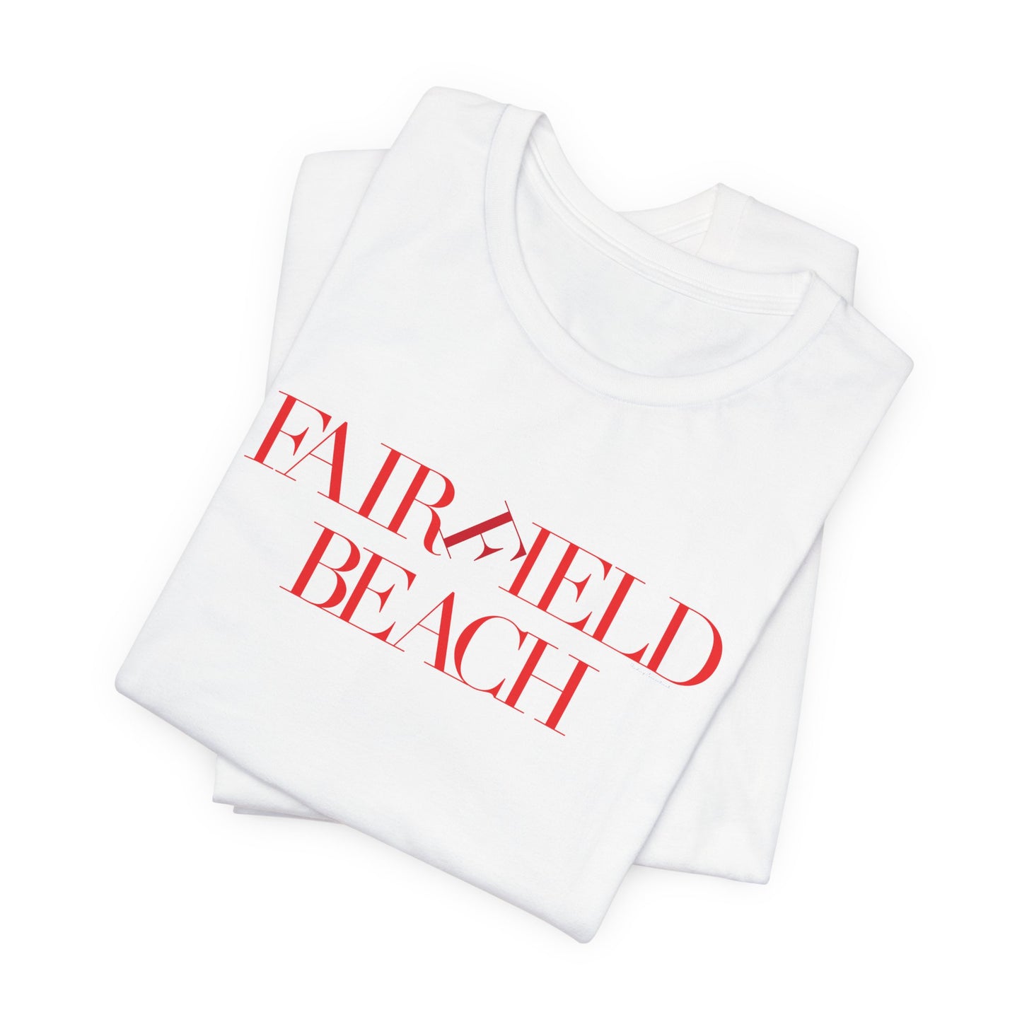 41 Tilt Fairfield Beach Unisex Jersey Short Sleeve T-Shirt