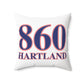 860 Hartland Red, White & Blue Spun Polyester Square Pillow