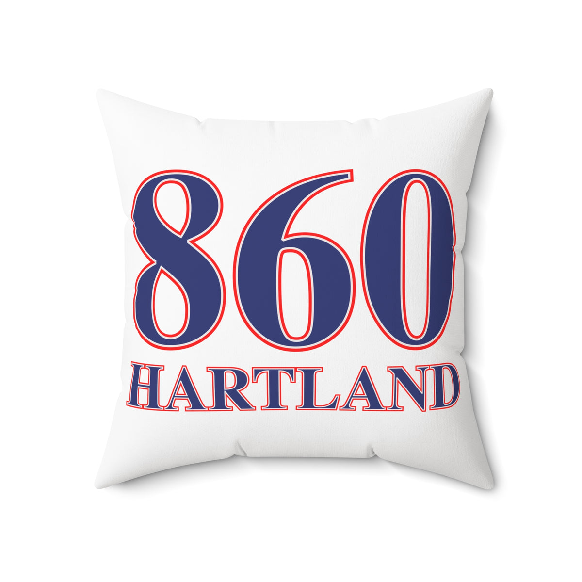 860 Hartland Red, White & Blue Spun Polyester Square Pillow