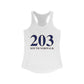 203 South Norwalk Women's Ideal Racerback Tank Top