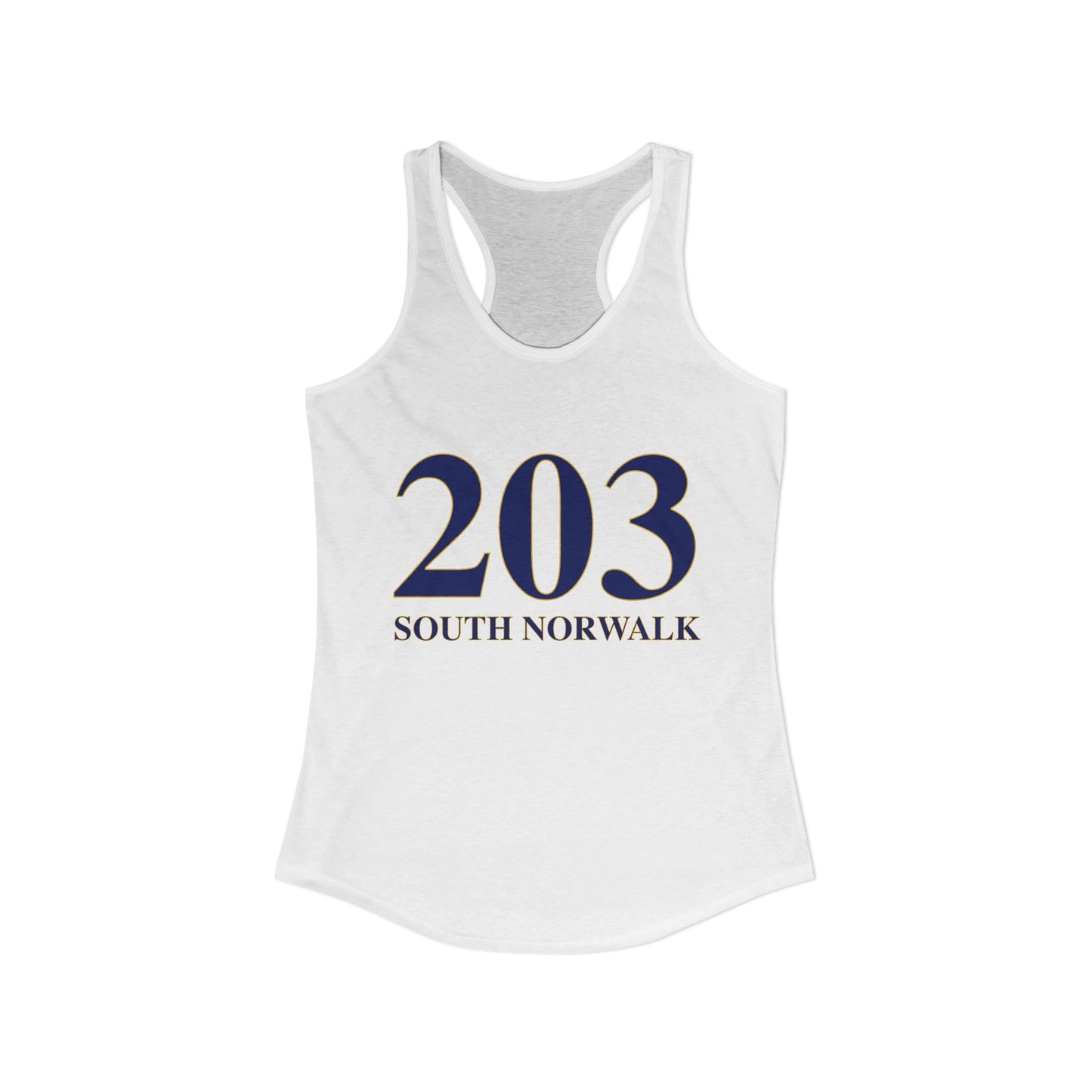 203 South Norwalk Women's Ideal Racerback Tank Top