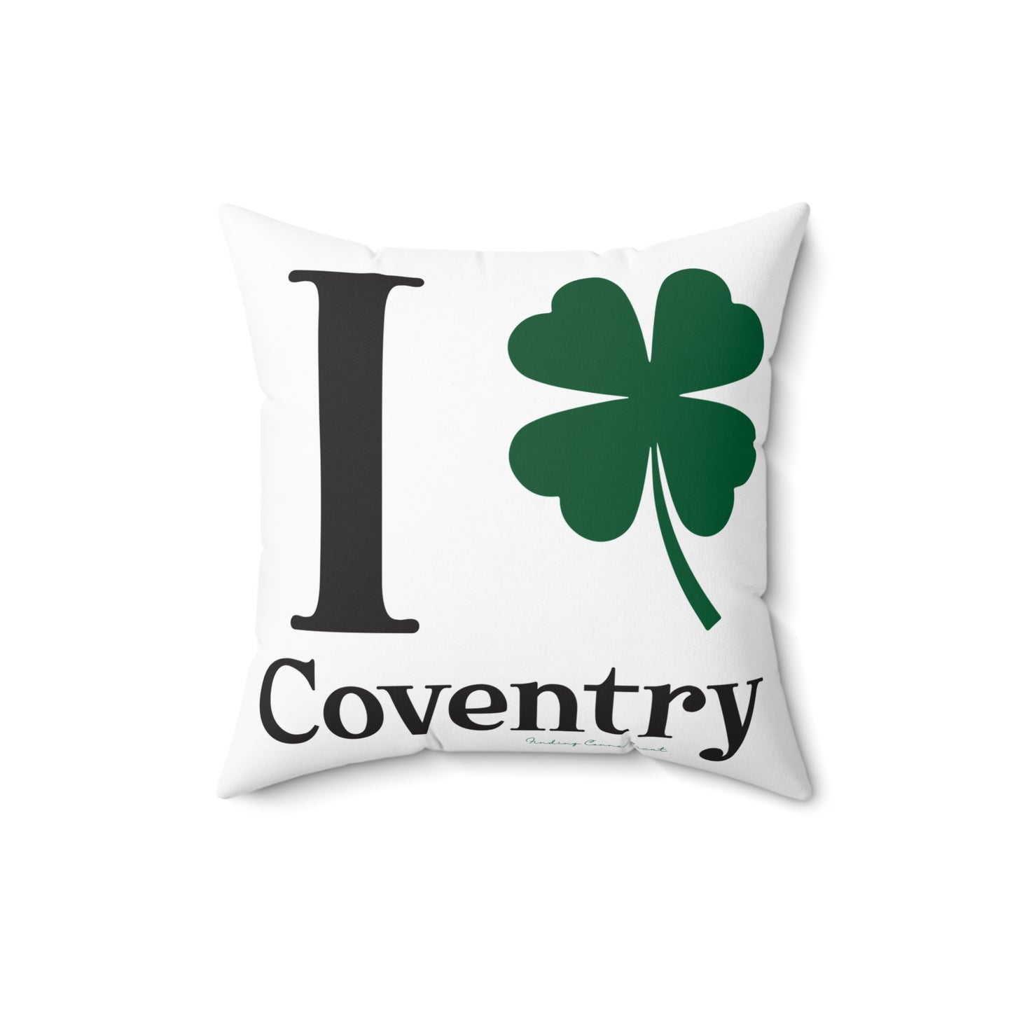 I Clover Coventry Spun Polyester Square Pillow
