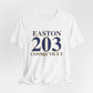 Easton 203 Connecticut Unisex Jersey Short Sleeve Tee