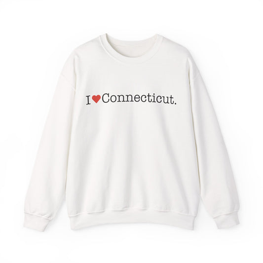 I Heart Connecticut Unisex Heavy Blend™ Crewneck Sweatshirt