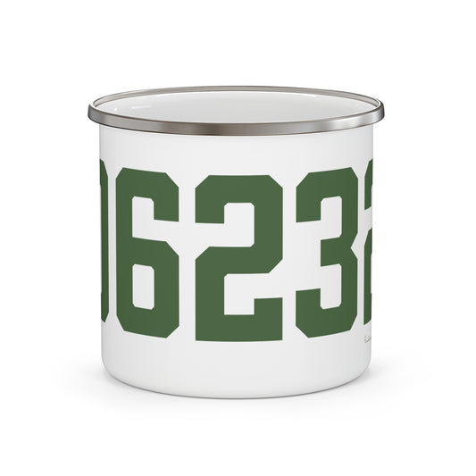 06232 Andover Connecticut Zip Code Enamel Camping Mug
