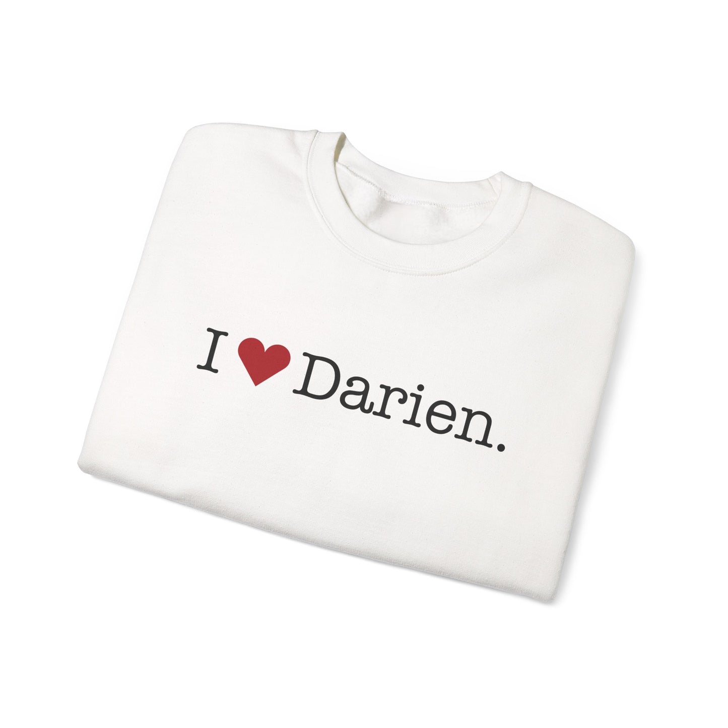 I Heart Darien. Unisex Heavy Blend™ Crewneck Sweatshirt