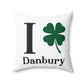 I Clover Danbury Spun Polyester Square Pillow