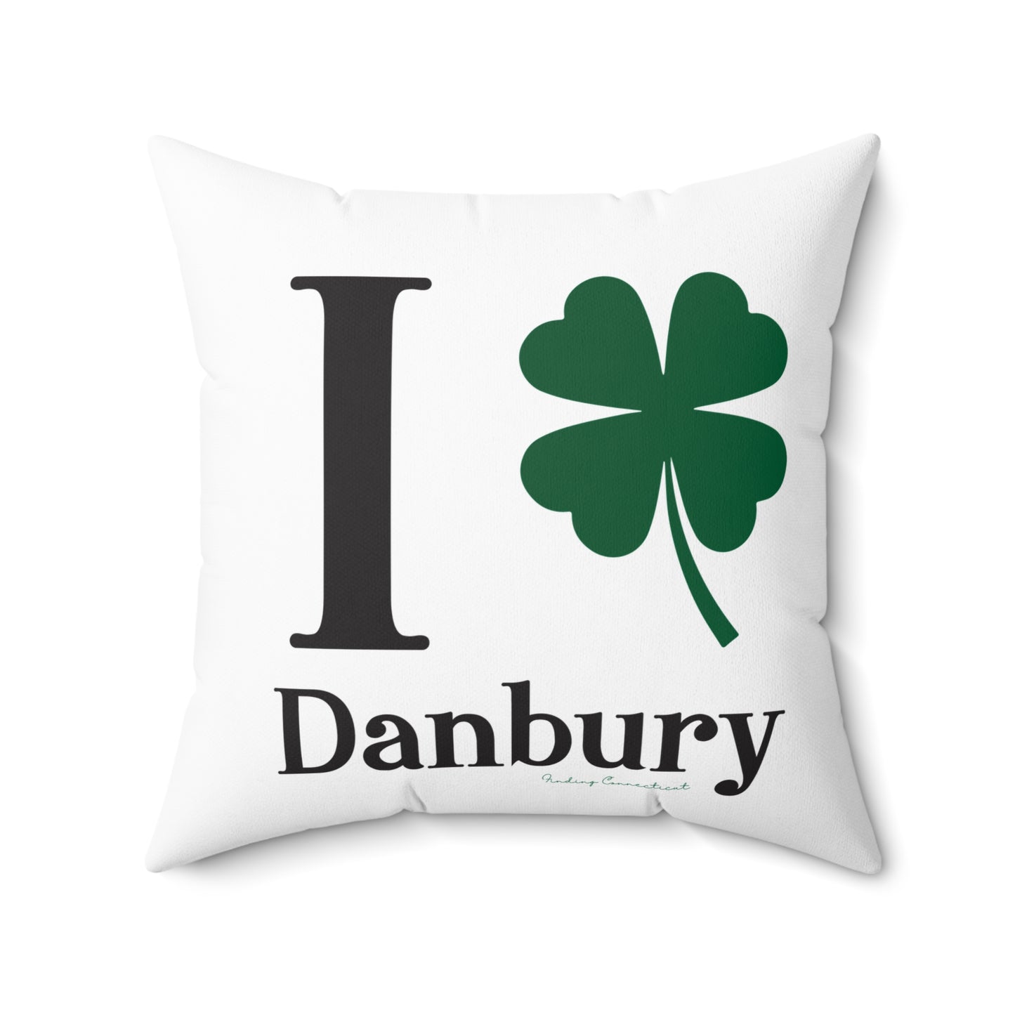 I Clover Danbury Spun Polyester Square Pillow