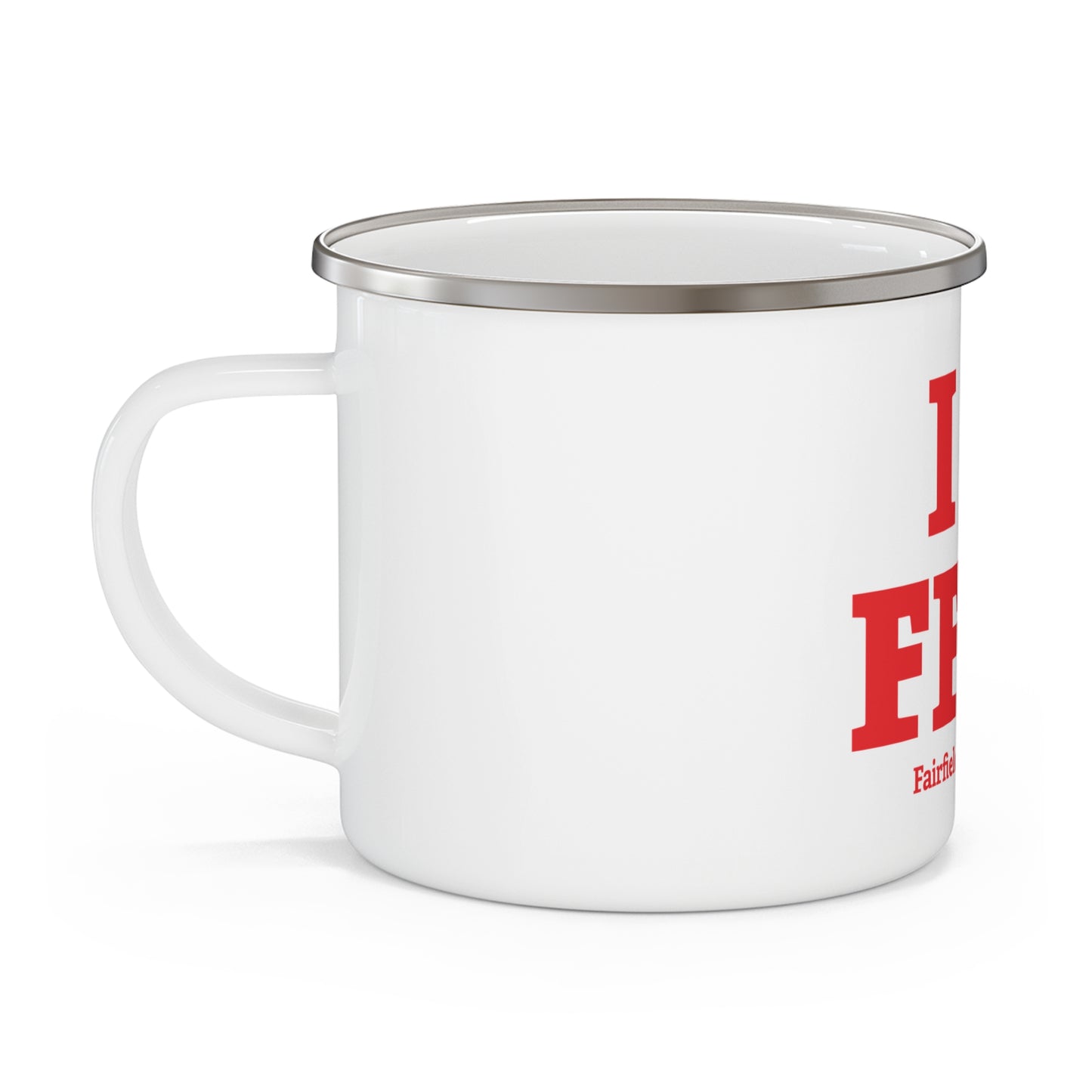 I Heart FFLD Enamel Camping Mug