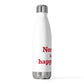 Norwich is My Happy Place Insulated Bottle