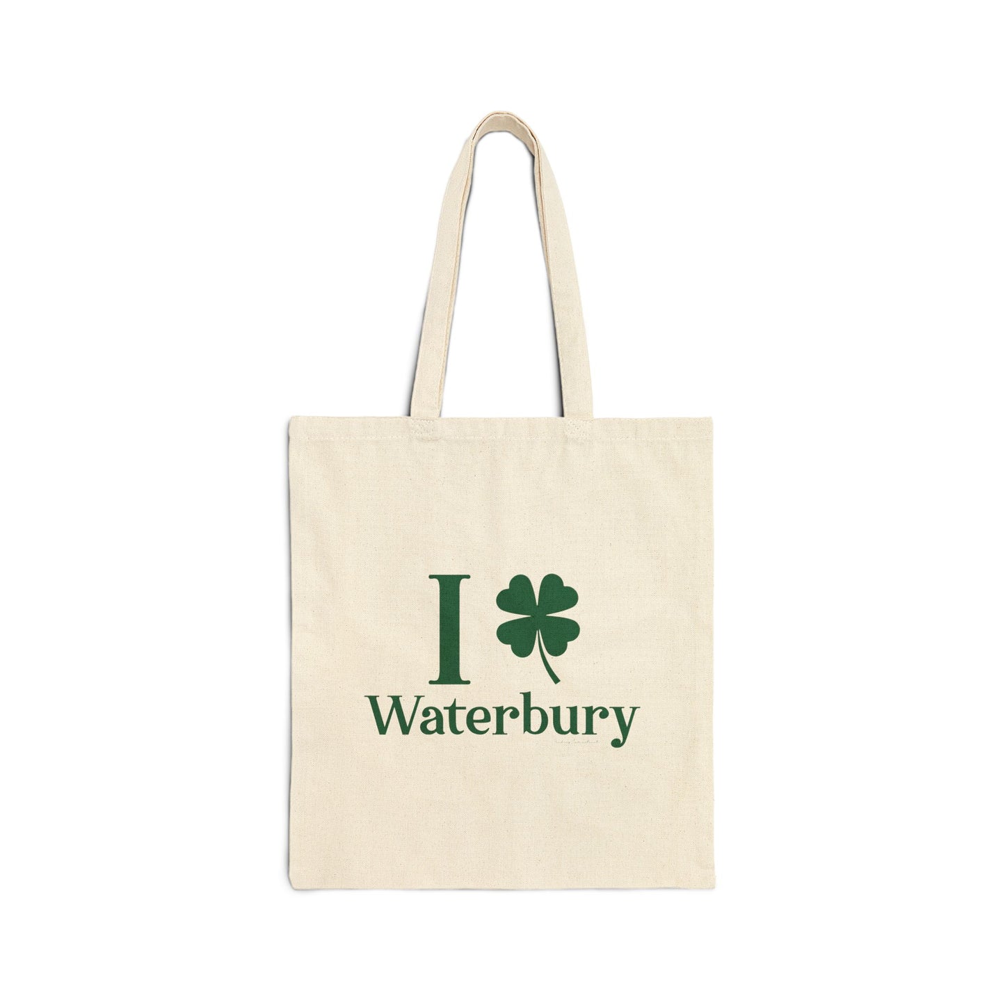 I Clover Waterbury Cotton Canvas Tote Bag