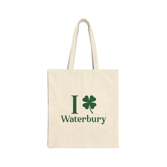 I Clover Waterbury Cotton Canvas Tote Bag