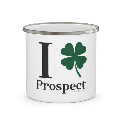 I Clover Prospect Enamel Camping Mug