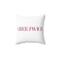 41 Tilt Greenwich Spun Polyester Square Pillow