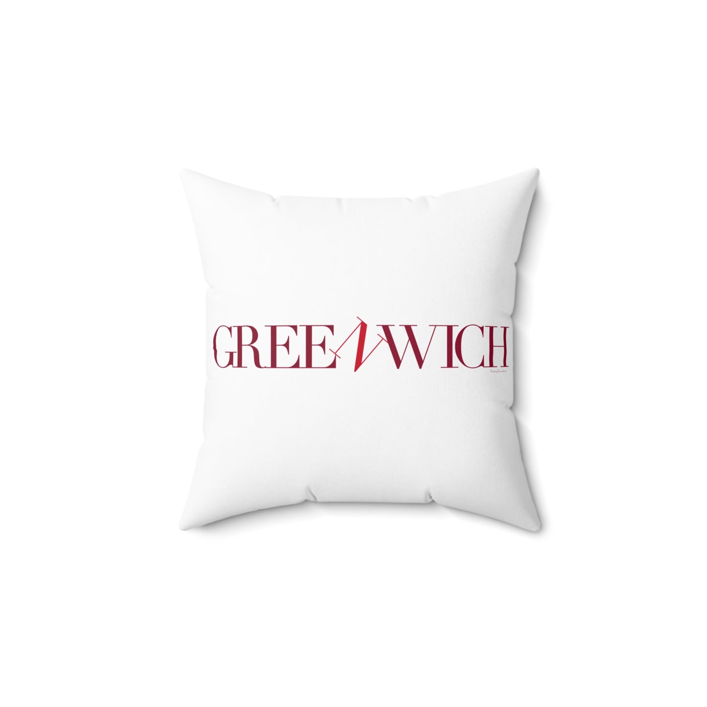 41 Tilt Greenwich Spun Polyester Square Pillow