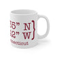 Greenwich Coordinates Mug 11oz