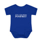 Just a kid from Pomfret Infant Baby Rib Bodysuit