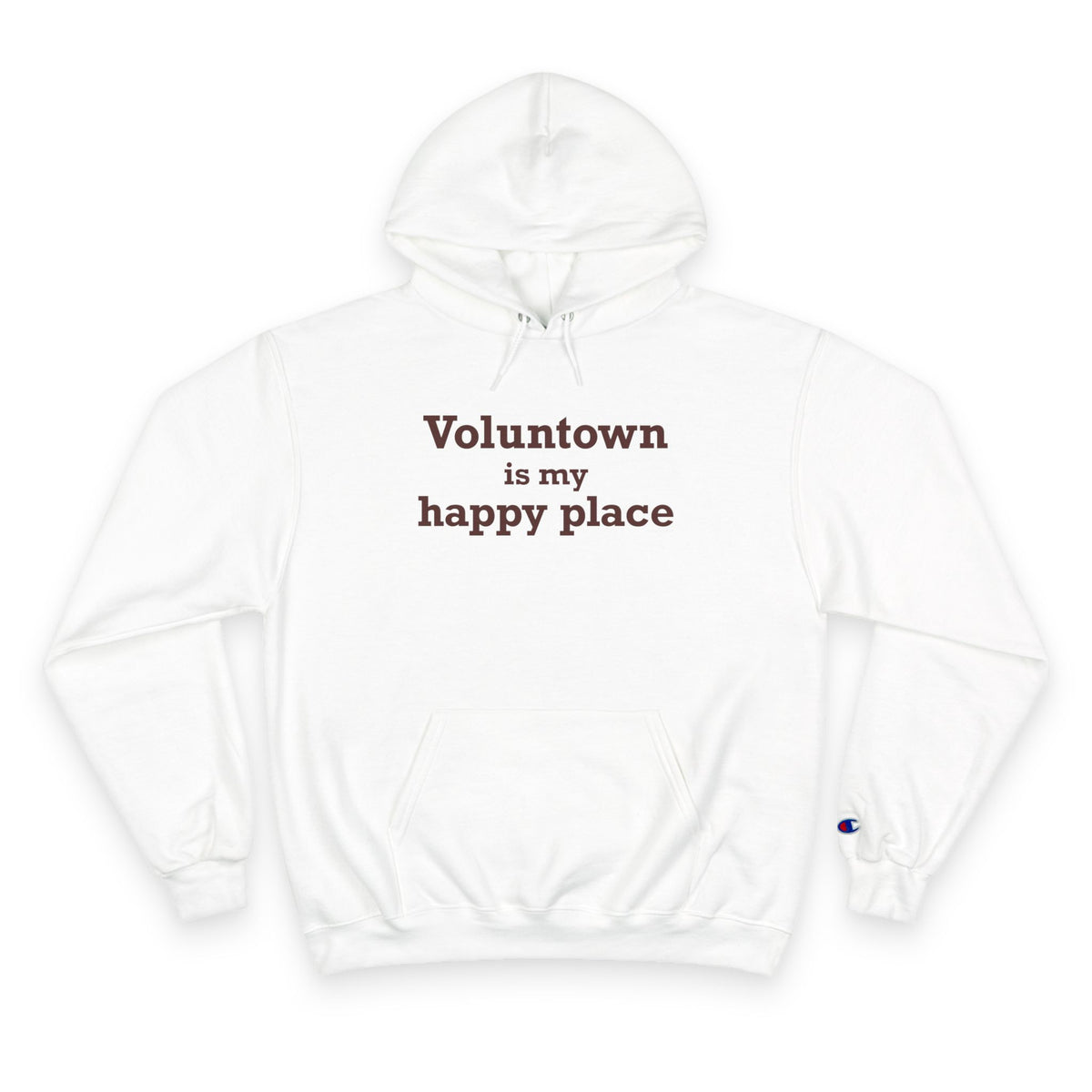 Voluntown is My Happy Place Champion Hoodie