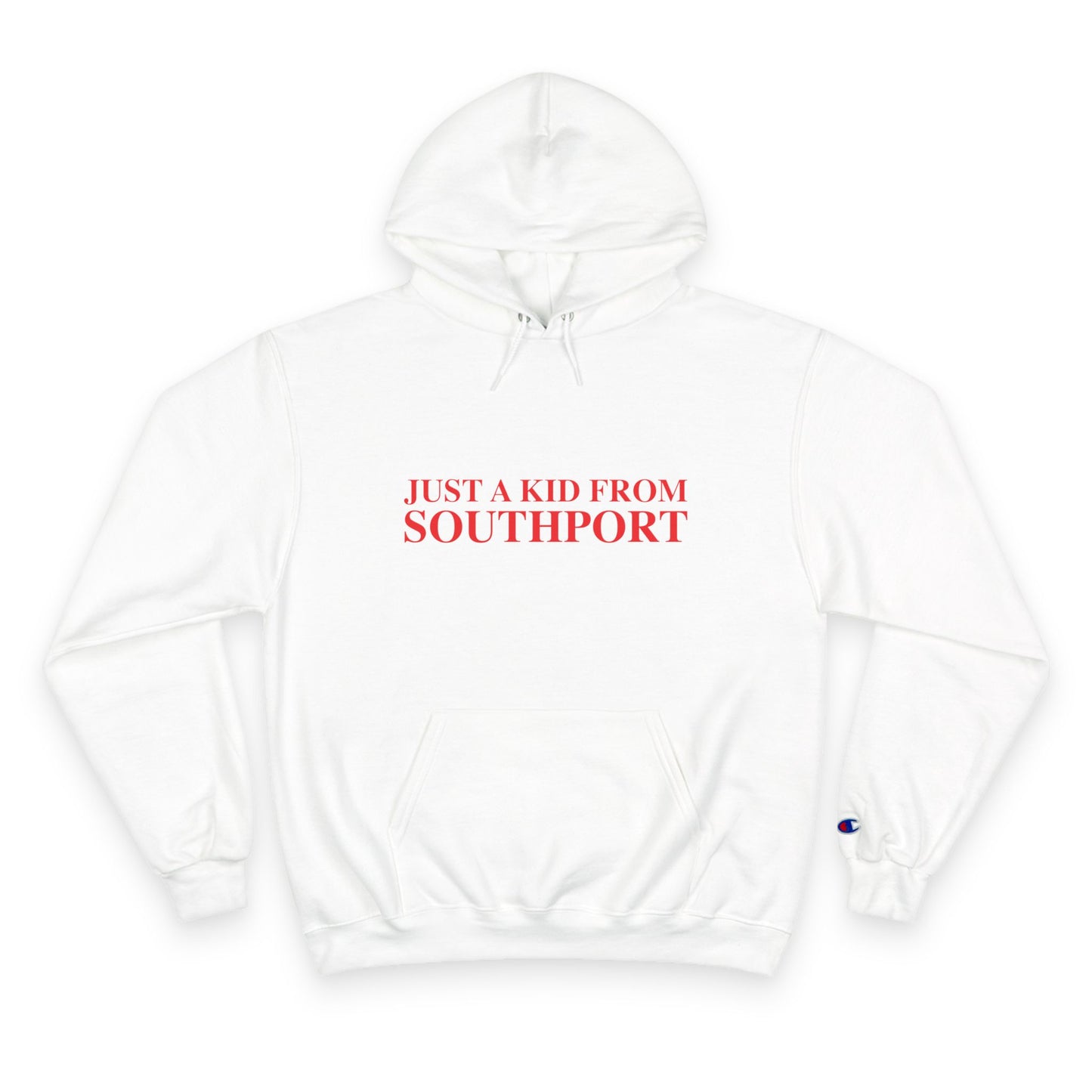 Just a kid from Southport Champion Hoodie