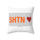 Shelton Love Spun Polyester Square Pillow