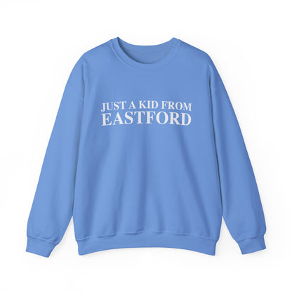 Just a kid from Eastford Unisex Heavy Blend™ Crewneck Sweatshirt