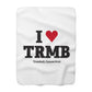I Heart TRMB Sherpa Fleece Blanket
