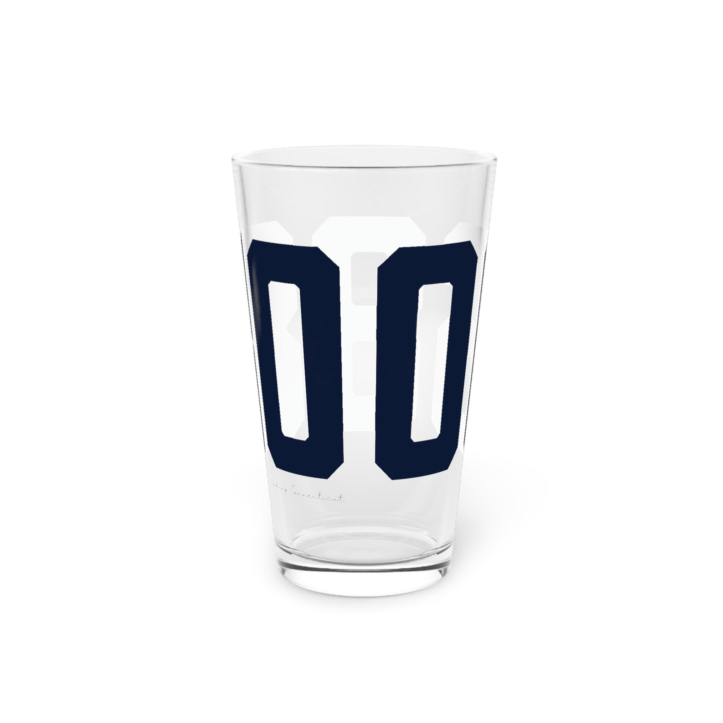 06880 Westport Connecticut Zip Code Pint Glass, 16oz