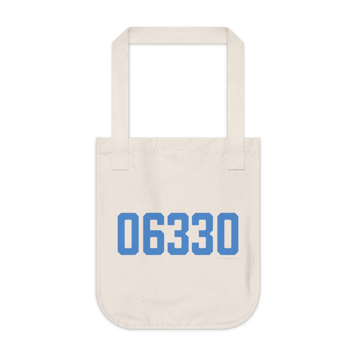 06330 Sprague Connecticut Zip Code Organic Canvas Tote Bag