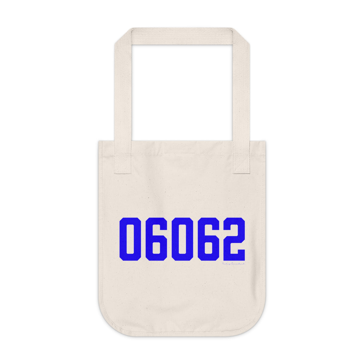 06062 Plainville Connecticut Zip Code Organic Canvas Tote Bag
