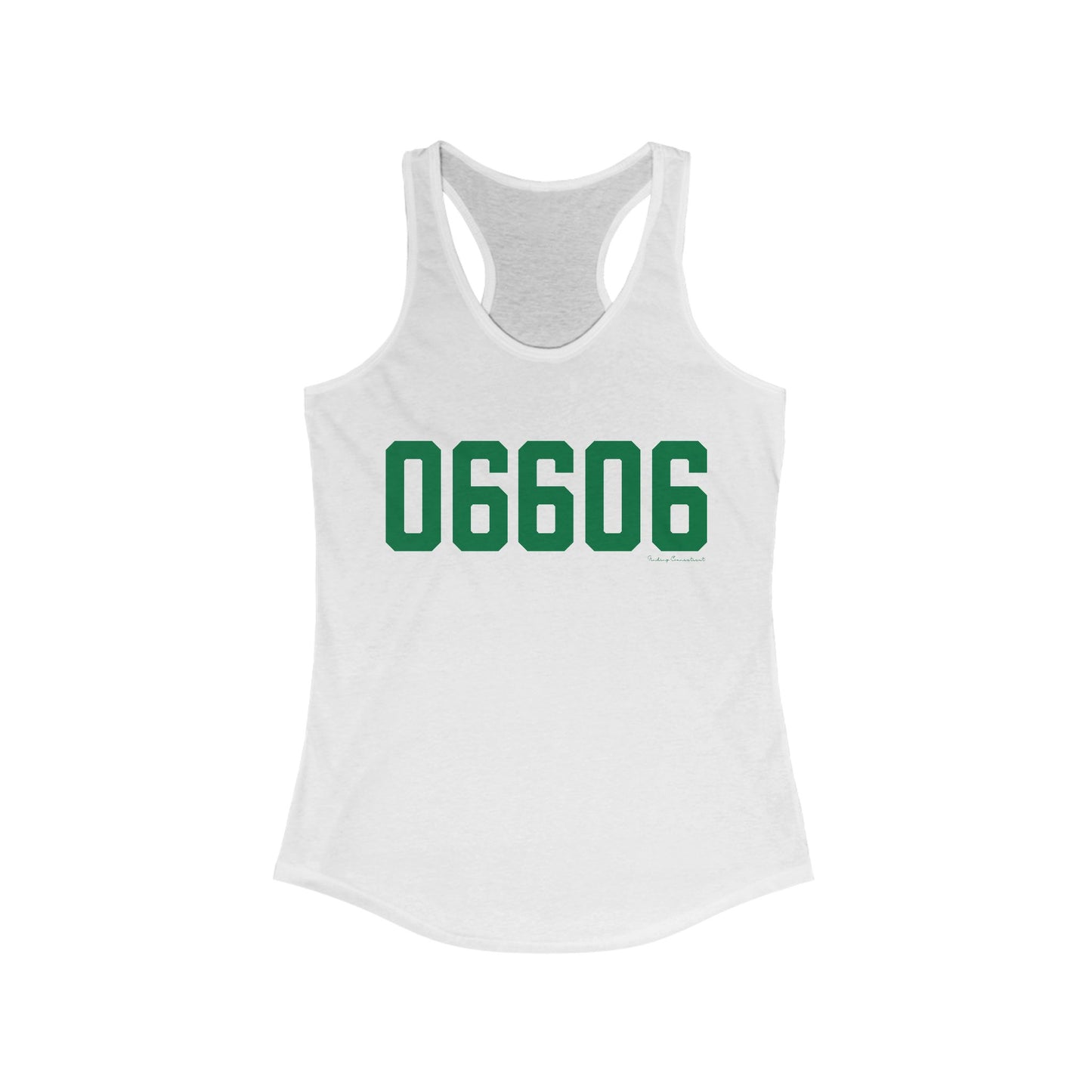06606 Bridgeport Connecticut Zip Code Women's Ideal Racerback Tank Top