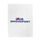 Love Bridgeport Velveteen Plush Blanket