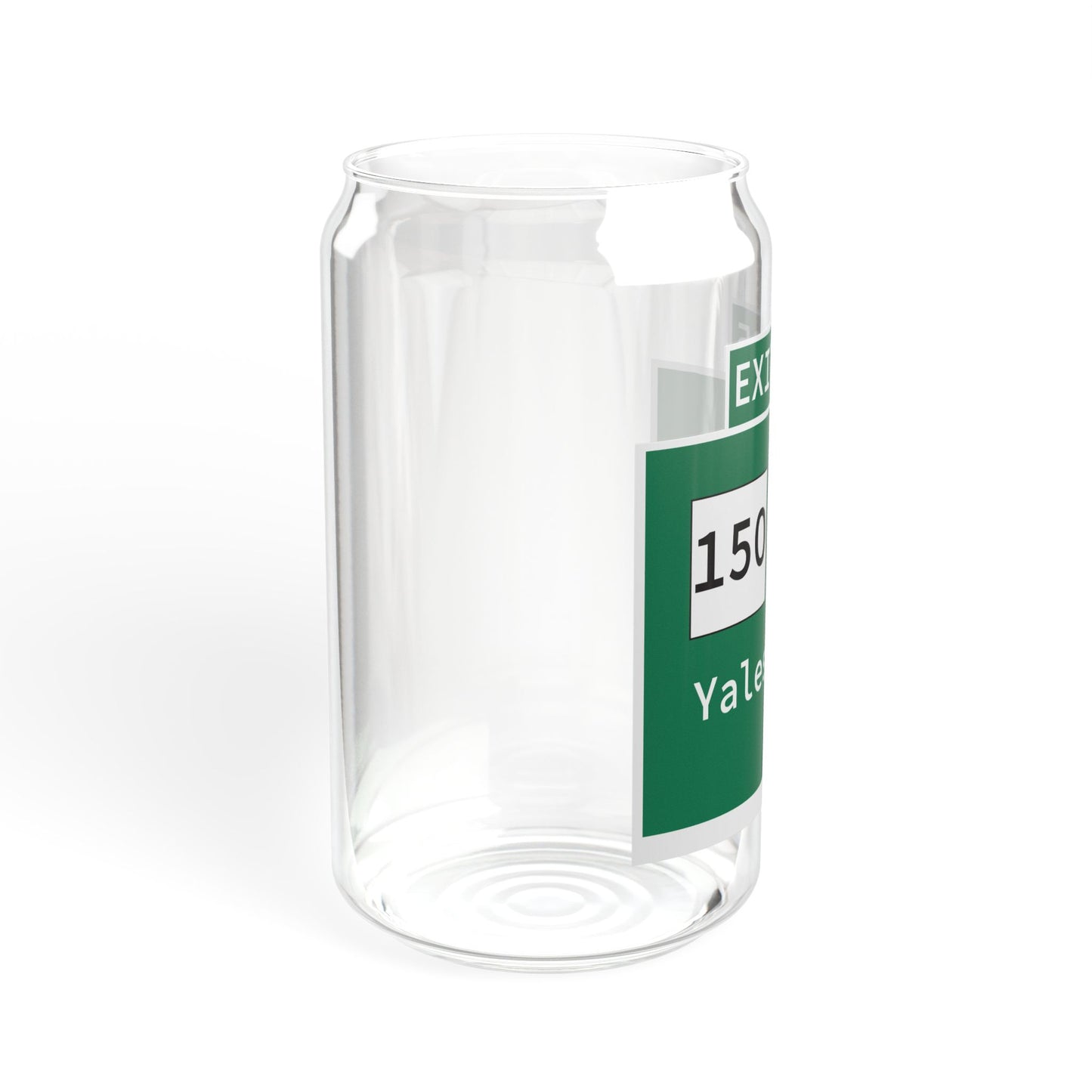 Vintage WCP Exit 65 Sign Sipper Glass, 16oz