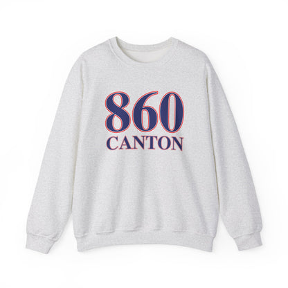 860 Canton Red White & Blue Unisex Heavy Blend™ Crewneck Sweatshirt