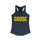 Goose Zip Code - Yellow & Pink Women's Ideal Racerback Tank Top