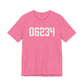 06234 Brooklyn CT Zip Code Unisex Jersey Short Sleeve T-Shirt
