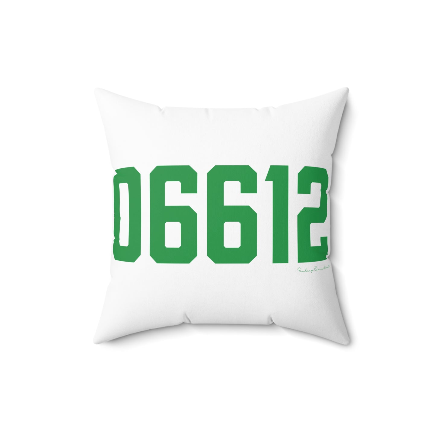 06612 Easton Connecticut Zip Code Spun Polyester Square Pillow